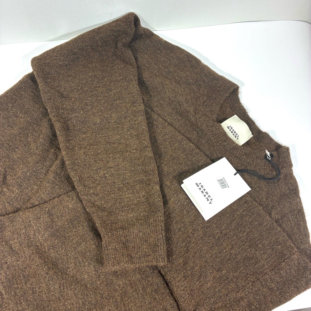 Isabel Marant Brown Crew Neck Sweater - Picture 6 of 12